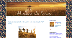 Desktop Screenshot of mulherdedeus.com